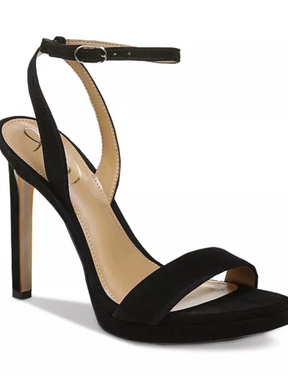 Sam Edelman Circus Jade Black Suede Sandals SZ 9.5